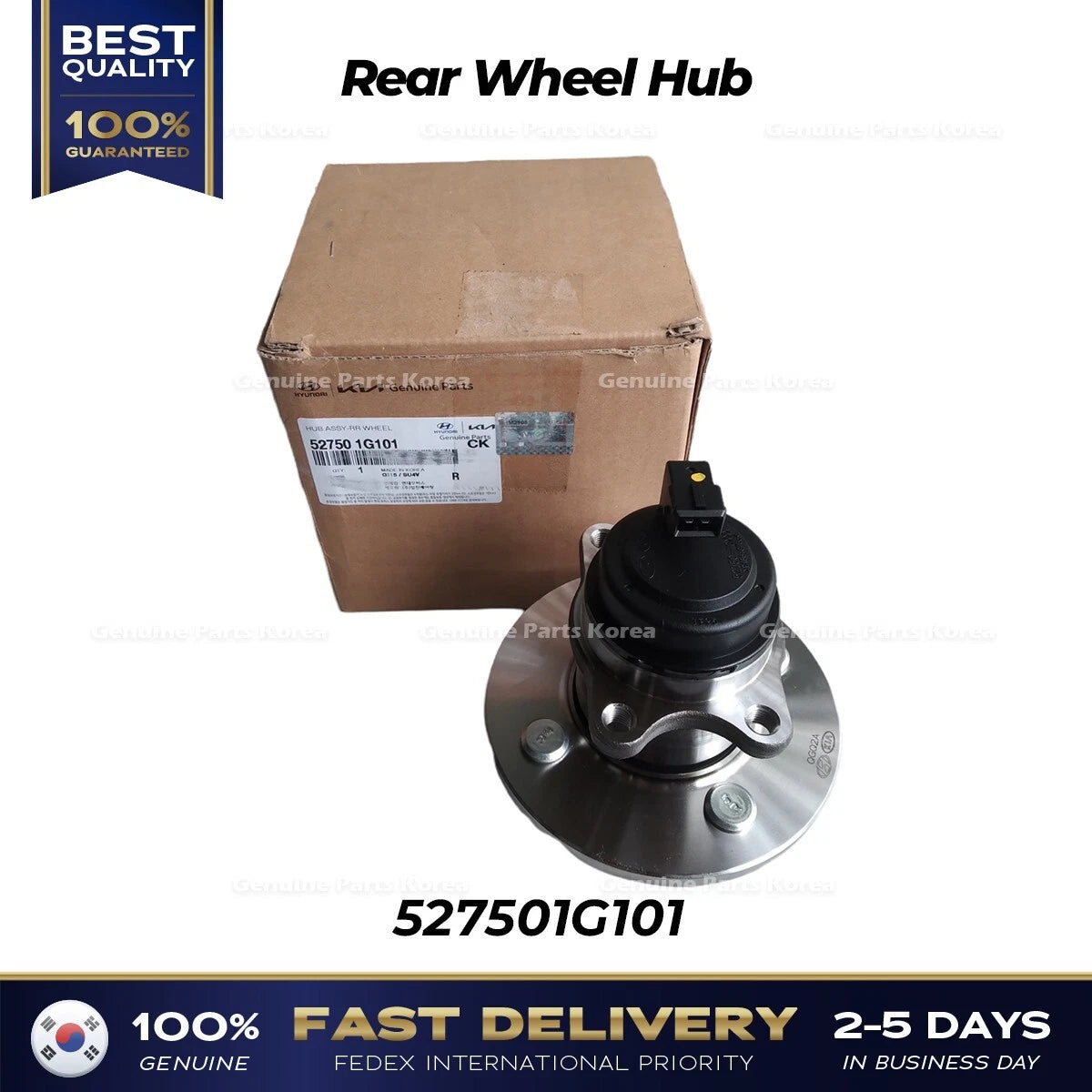 ⭐Genuine⭐ Rear Wheel Hub 527501G101 for Hyundai Accent Kia Rio