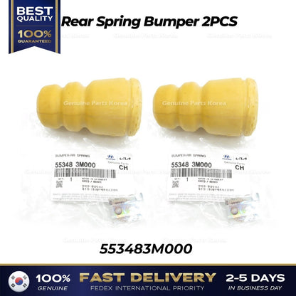 Genuine Rear Spring Bumper 2PCS 553483M000 for Hyundai Azera Kia Optima