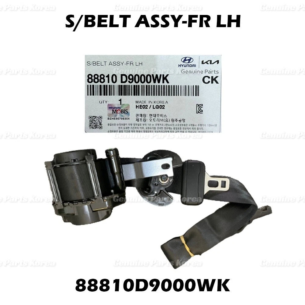 ⭐Genuine⭐ Front LH Seat Belt Assy 88810D9000WK for Kia Sportage 2016 - 2021