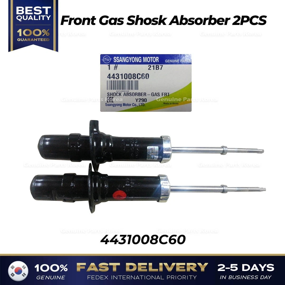 ⭐Genuine⭐ Front Gas Shosk Absorber 2PCS 4431008C60 for Ssangyong Rexton
