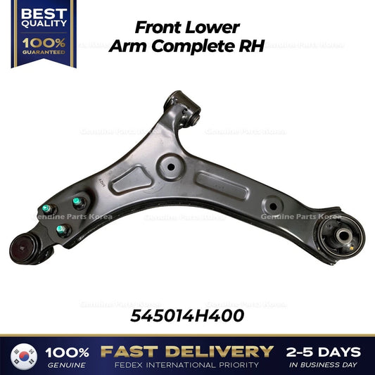 ⭐Genuine⭐ Front Lower Arm Complete RH 545014H400 for Hyundai Grand Starex H1