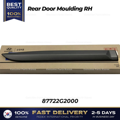 Genuine  Rear Door Moulding RH 87722G2000 for Hyundai Ioniq