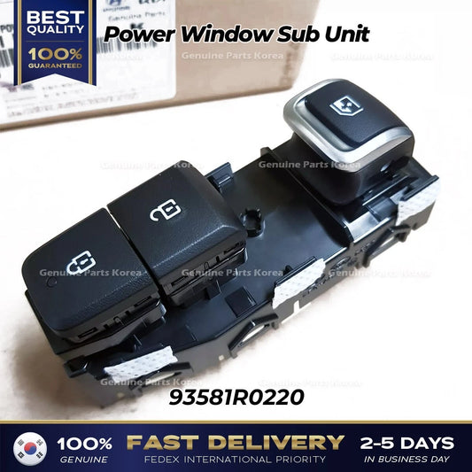 ⭐Genuine⭐ Power Window Sub Unit 93581R0220 for Kia Sedona
