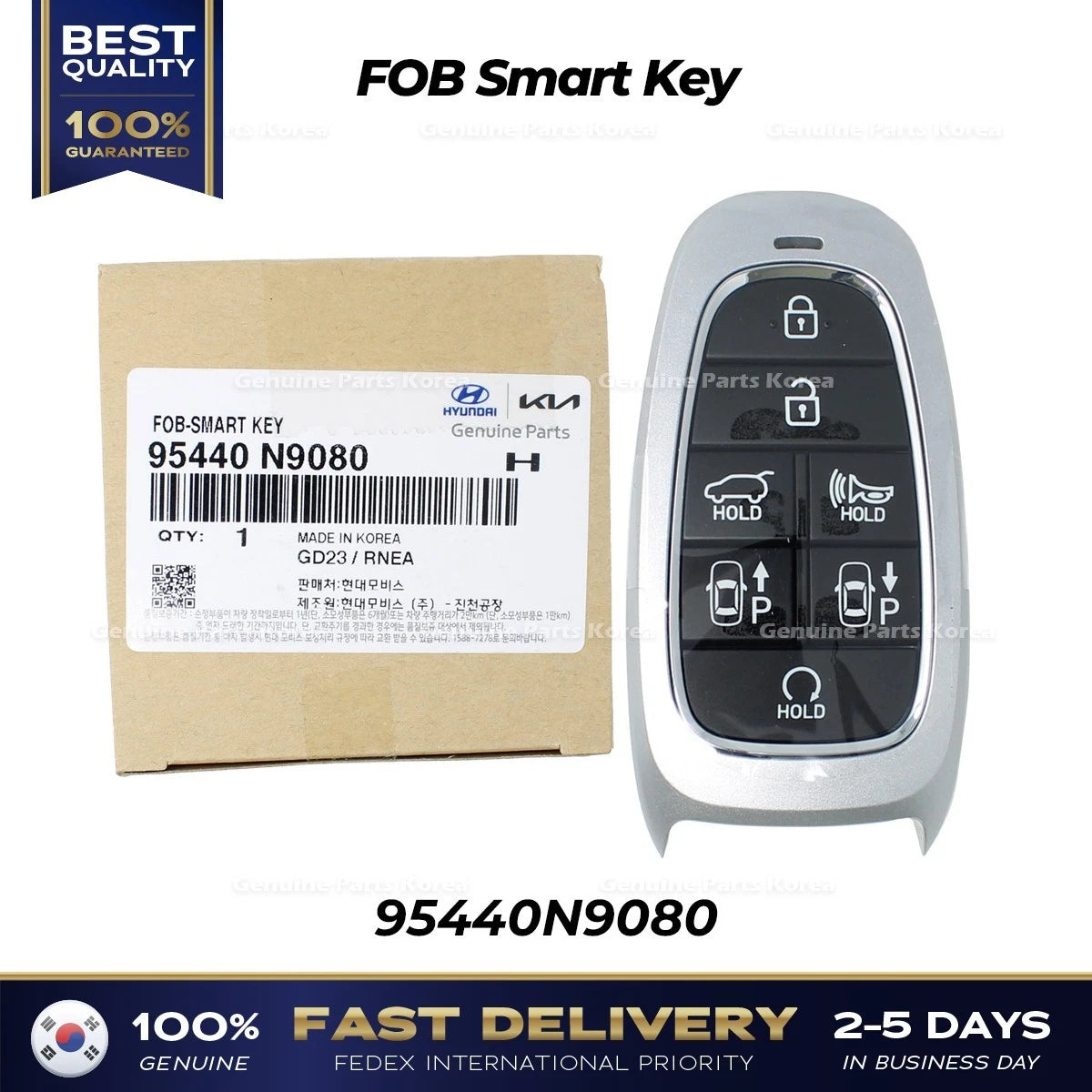 ⭐Genuine⭐ FOB Smart Key 95440N9080 for Hyundai Tucson