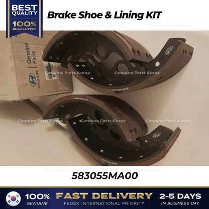 Genuine Brake Shoe & Lining KIT 583055MA00 for Hyundai Mighty