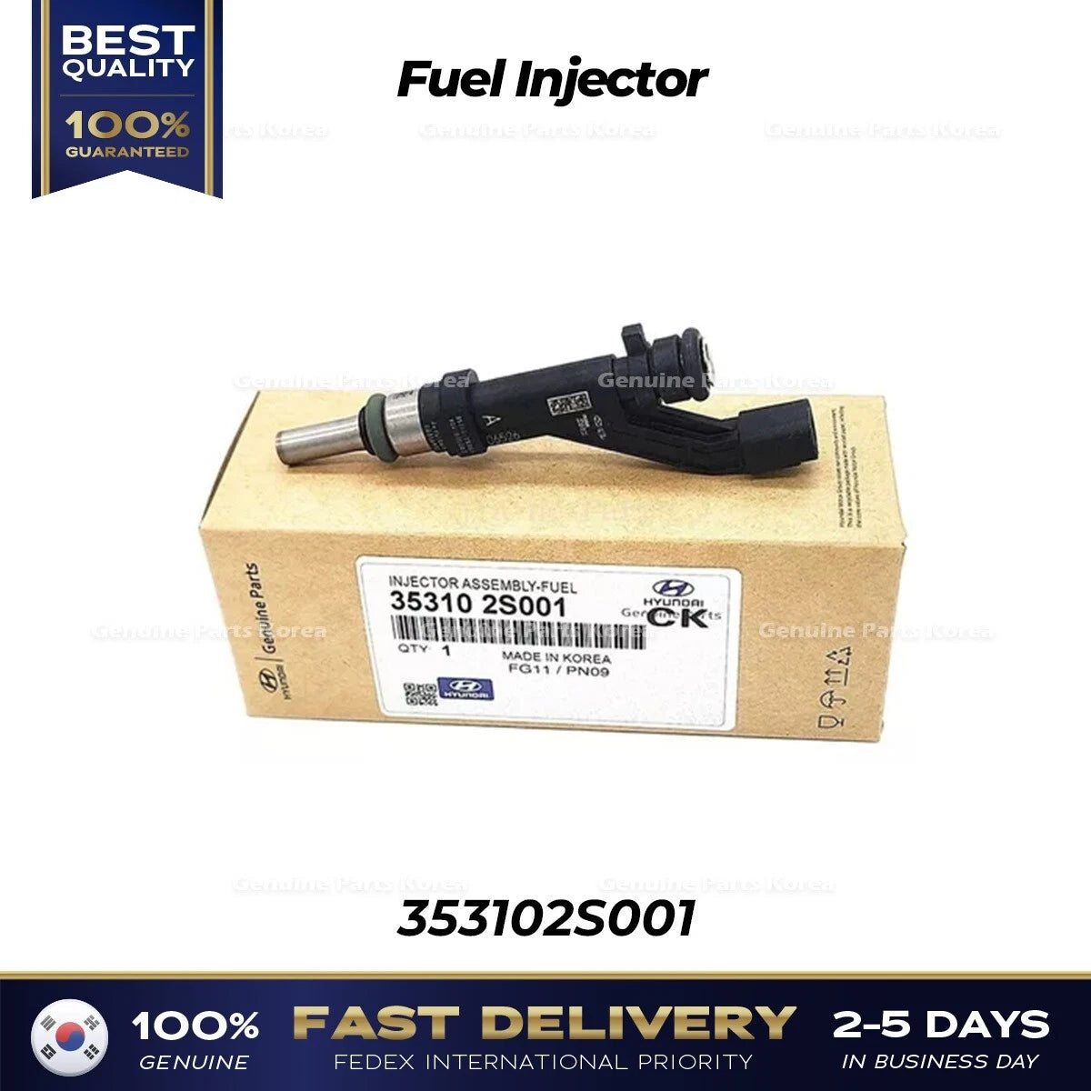 ⭐Genuine⭐ Fuel Injector 353102S001 for Hyundai Genesis Kia