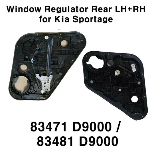 OEM Power Window Regulator Panel Rear LH + RH 2p Set for Kia Sportage 2017-2020