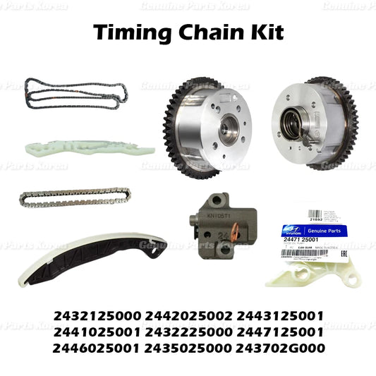 ⭐Genuine⭐Timing Chain Kit Set 2435025000 243702G000 for Hyundai Kia