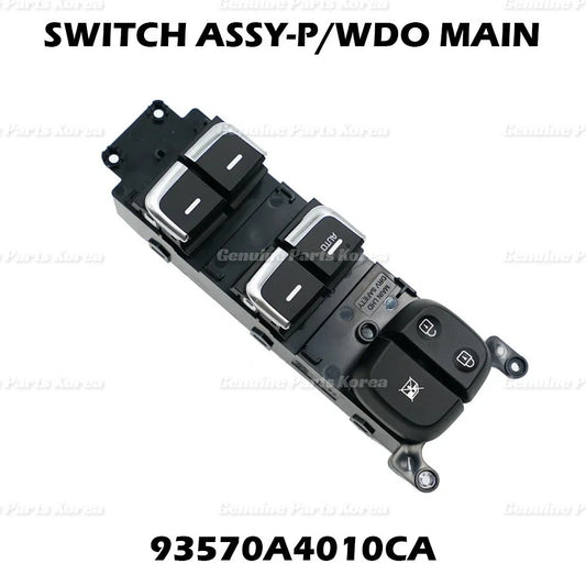 ⭐Genuine⭐ Power Window Main Switch Assy 93570A4010CA GBU for Kia Carens 2012-15