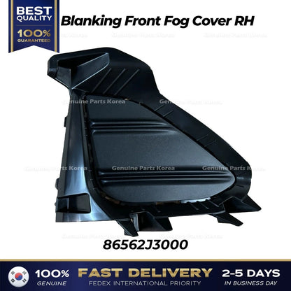 Genuine Blanking Front Fog Cover RH 86562J3000 for Hyundai Veloster