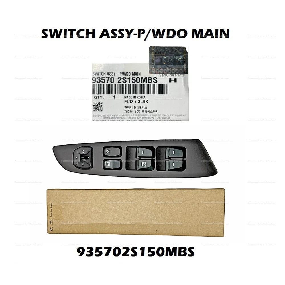 ⭐Genuine⭐ Driver Door Power Window Switch 935702S150MBS for Hyundai Tucson 10-13