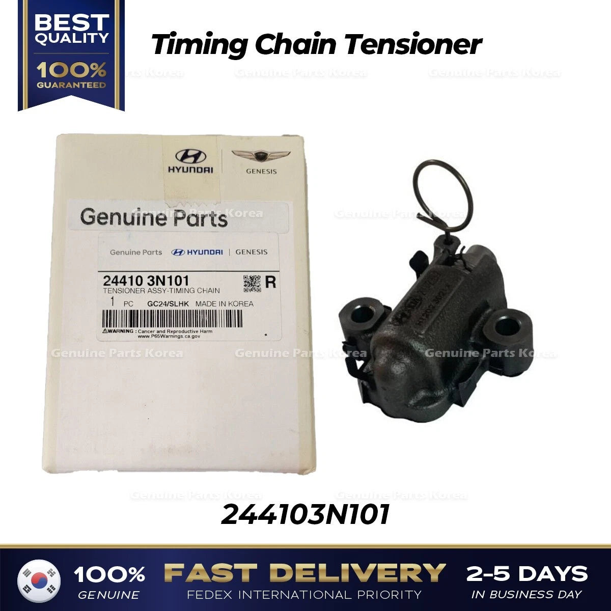 ⭐Genuine⭐ Timing Chain Tensioner 244103N101 for Hyundai Genesis G80 Kia Carnival
