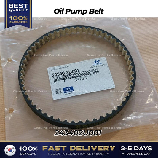 ⭐Genuine⭐ Oil Pump Belt 243402U001 for Hyundai Tucson Kona Kia Seltos Sportage