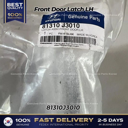 ⭐Genuine⭐ Front Door Latch LH 81310J3010 for Hyundai Veloster