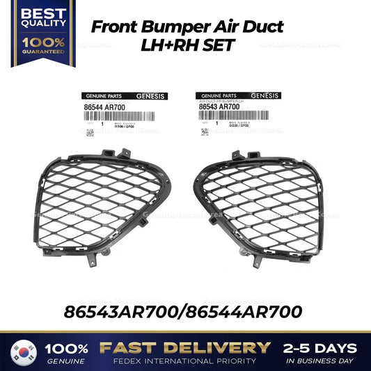 ⭐Genuine⭐ Front Bumper Air Duct LH RH SET for Hyundai Genesis GV70