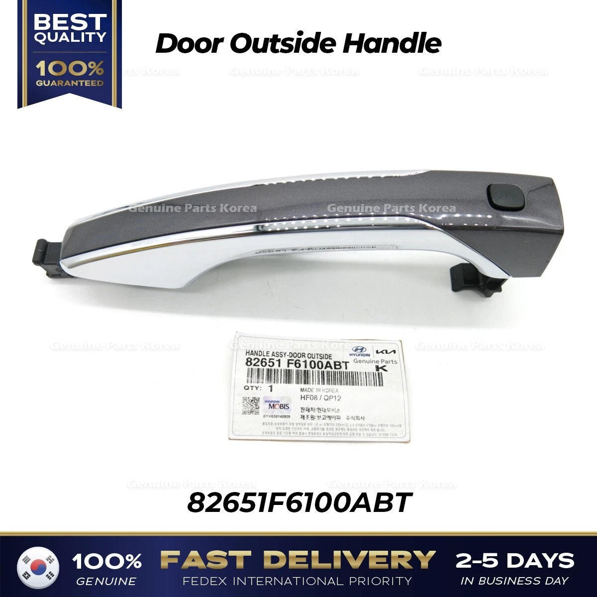 ⭐Genuine⭐ Door Outside Handle 82651F6100ABT for Kia Cadenza K7