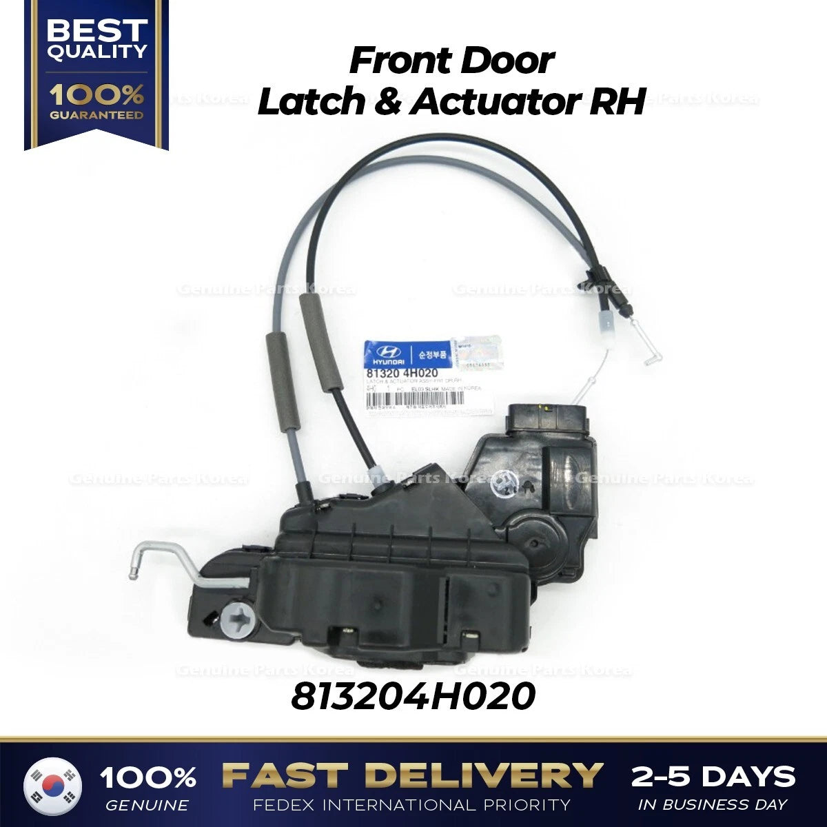 ⭐Genuine⭐ Front Door Latch & Actuator RH 813204H020 for Hyundai H1
