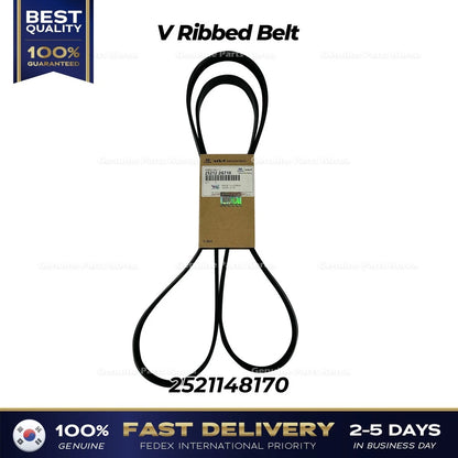 Genuine V Ribbed Belt 2521148170 for Hyundai E-County
