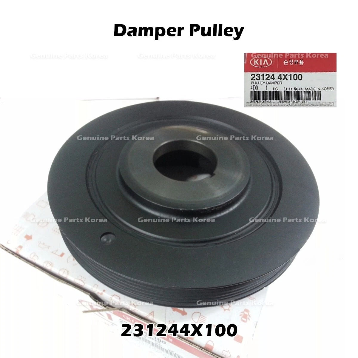 ⭐Genuine⭐ Damper Pulley 231244X100 for Kia Sedona Bongo Ⅲ