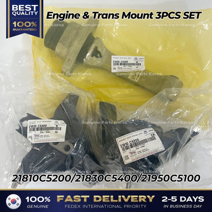 Genuine Engine & Trans Mount 3PCS SET for Kia Sorento