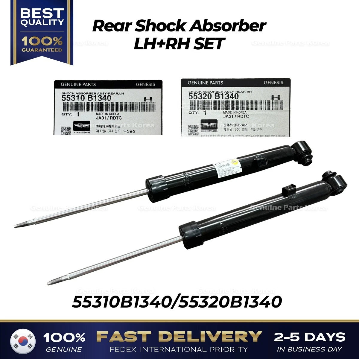 ⭐Genuine⭐ Rear Shock Absorber LH RH SET for Hyundai Genesis G80