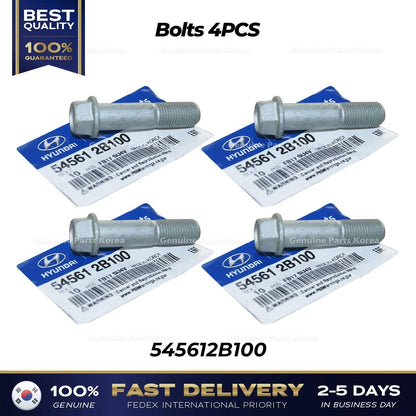 Genuine Bolts 4PCS 545612B100 for Hyundai Kia