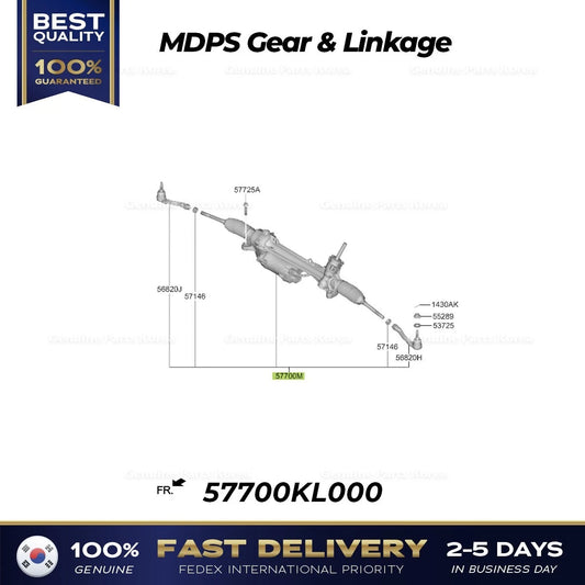 ⭐Genuine⭐ MDPS Gear & Linkage 57700KL000 for Hyundai Ioniq 6