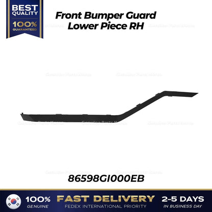 Genuine Front Bumper Guard Lower Piece RH 86598GI000EB for Hyundai Ioniq 5