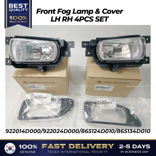 ⭐Genuine⭐ Front Fog Lamp & Cover LH RH SET for Kia Sedona