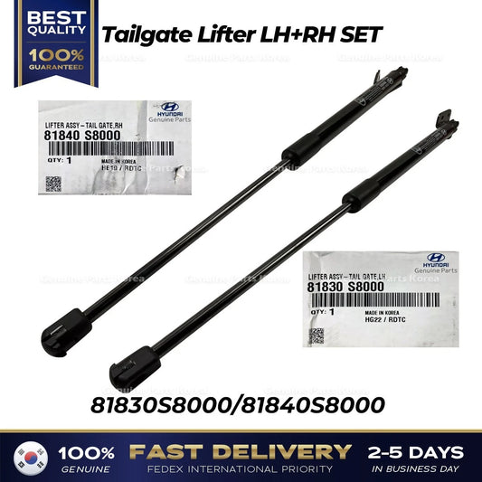 ⭐Genuine⭐ Tailgate Lifter LH RH SET 81830S8000 81840S8000 for Hyundai Palisade