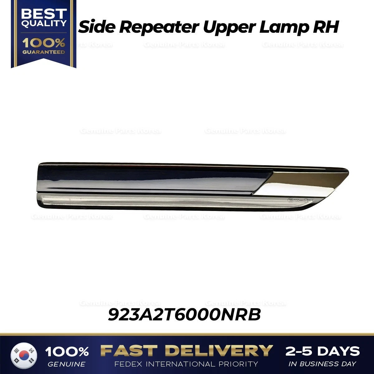 ⭐Genuine⭐ Side Repeater Upper Lamp RH 923A2T6000NRB for Genesis GV80