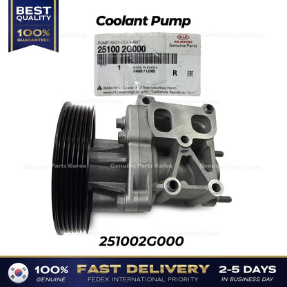 Genuine Coolant Pump 251002G000 for Kia Forte Optima