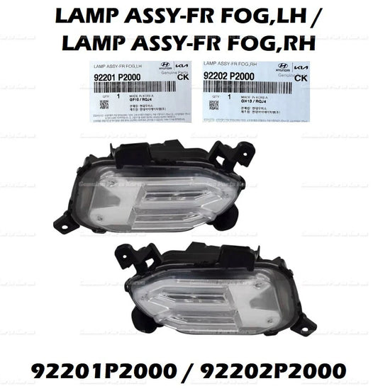 ⭐Genuine⭐ Fog Lamp Assy LH RH 2P 1set for Kia Sorento 2021-2022