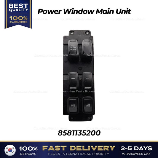 ⭐Genuine⭐ Power Window Main Unit 8581135200 for Ssangyong Tivoli