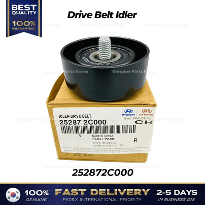 Genuine Drive Belt Idler 252872C000 for Hyundai Genesis Coupe