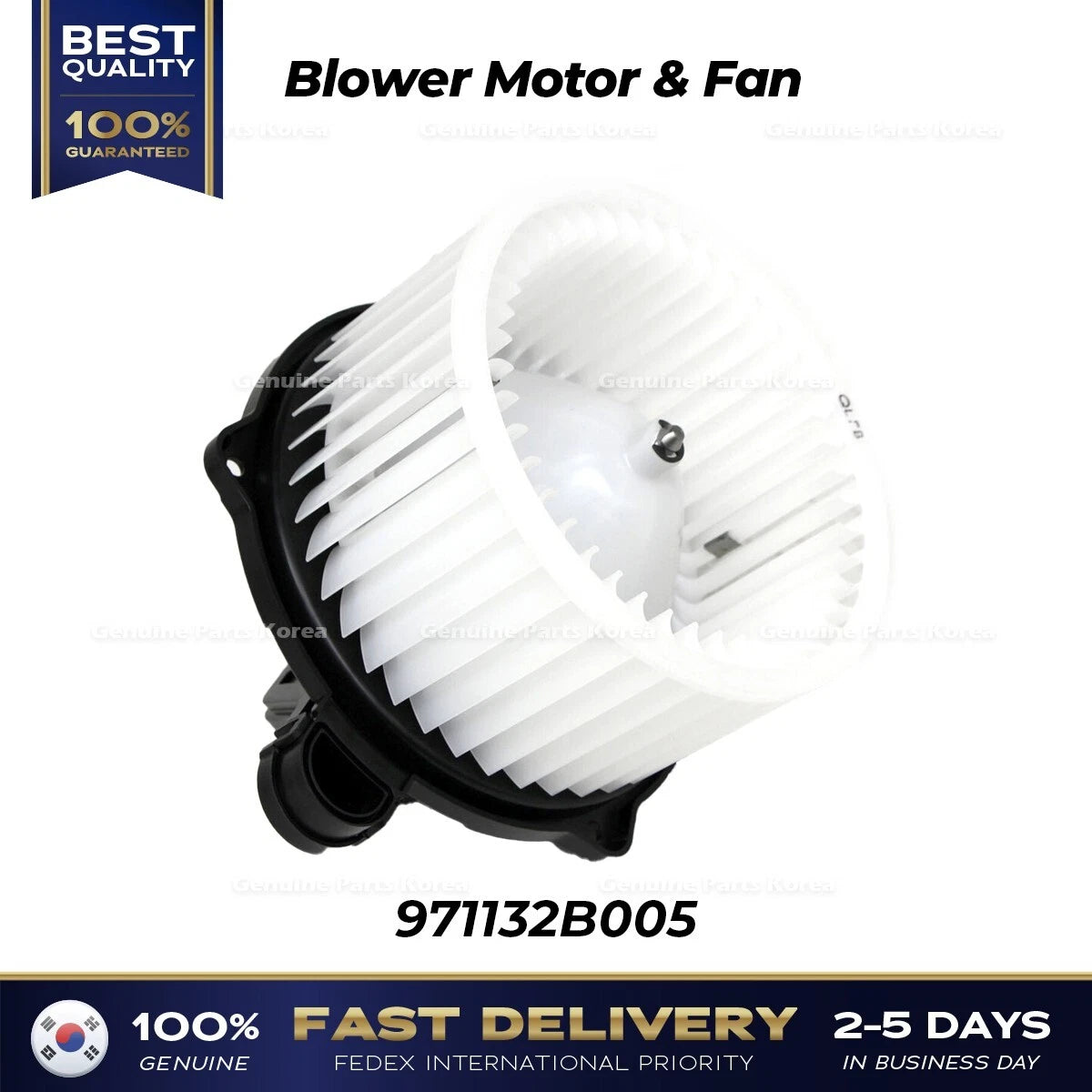 ⭐Genuine⭐ Blower Motor & Fan 971132B005 for Hyundai Santa Fe Kia Sedona Sorento