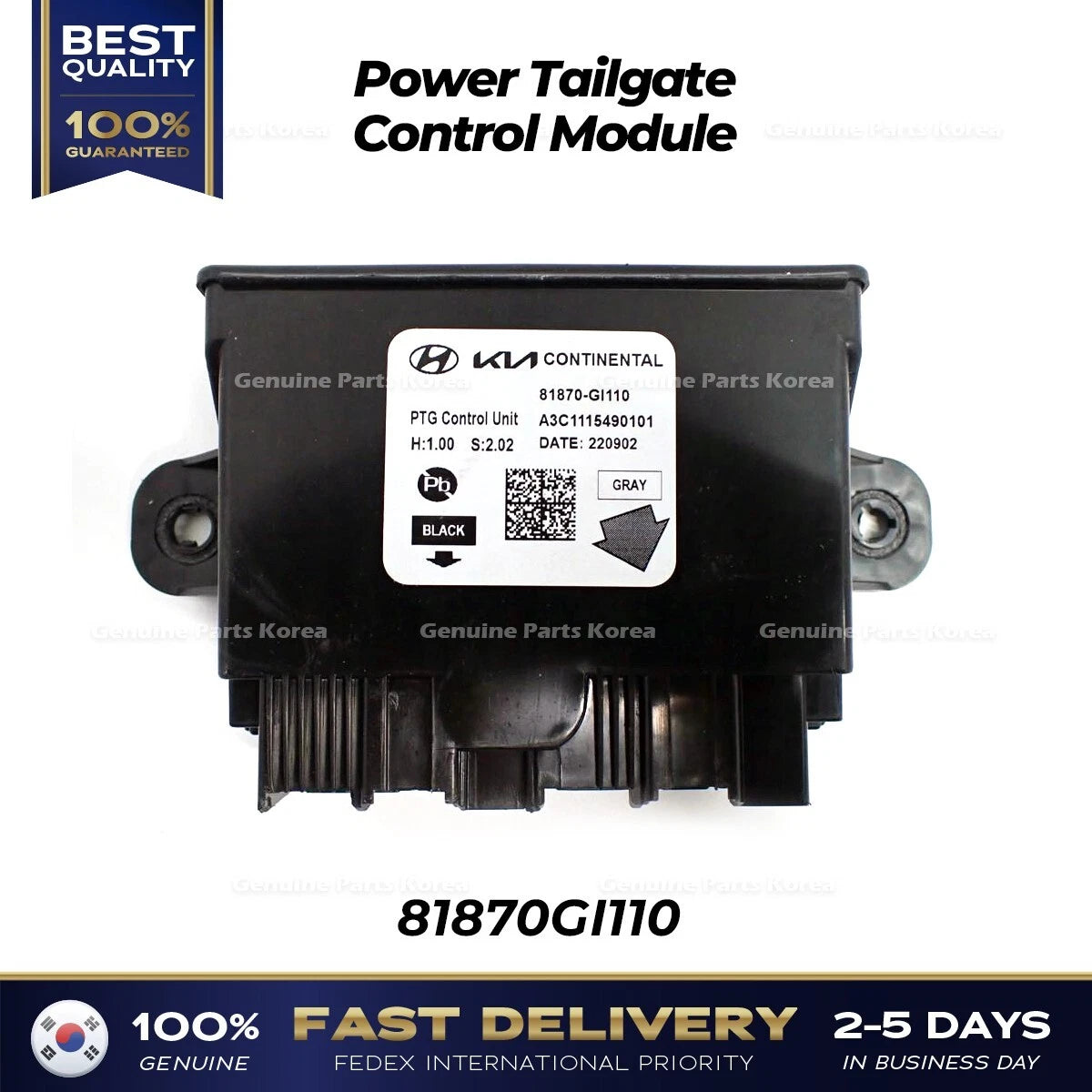 ⭐Genuine⭐ Power Tailgate Control Module 81870GI110 for Hyundai Ioniq 5 Electric