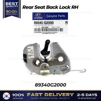 Genuine Rear Seat Back Lock RH 89340G2000 for Hyundai Ioniq