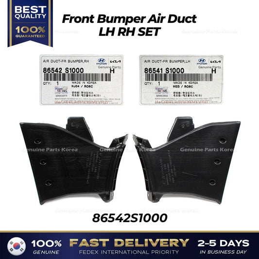 ⭐Genuine⭐ Front Bumper Air Duct LH RH SET for Hyundai Santa Fe
