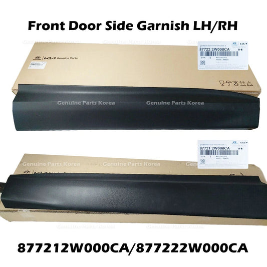 ⭐Genuine⭐ Front Door Side Garnish LH RH 877212W000CA 877222W000CA for Hyundai