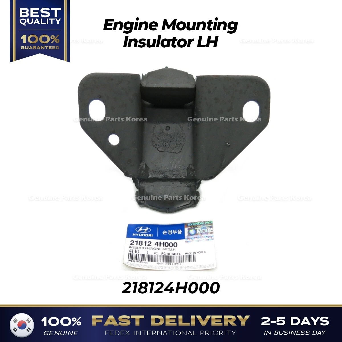 ⭐Genuine⭐ Engine Mounting Insulator LH 218124H000 for Hyundai H1 Starex