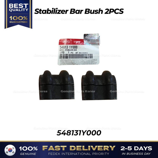 ⭐Genuine⭐ Stabilizer Bar Bush 2PCS 548131Y000 for Hyundai i20 Kia Picanto