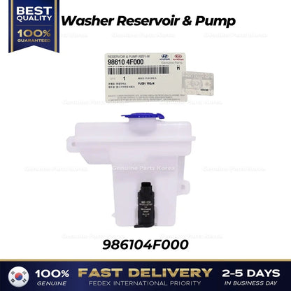 Genuine Washer Reservoir & Pump 986104F000 for Hyundai H100