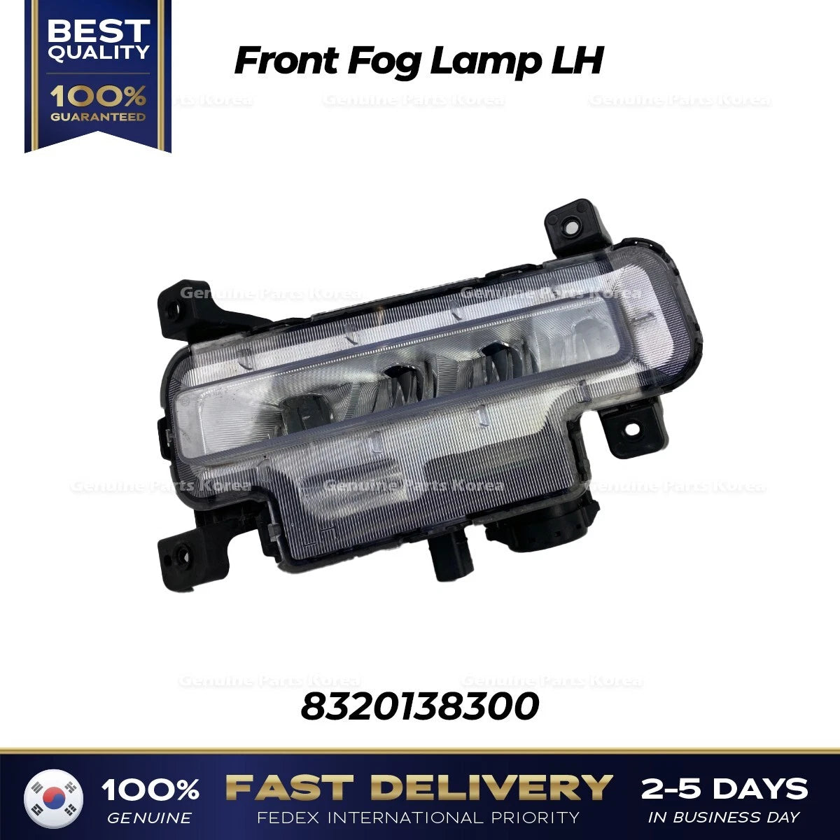 ⭐Genuine⭐ Front Fog Lamp LH 8320138300 for Ssangyong Rexton Sports