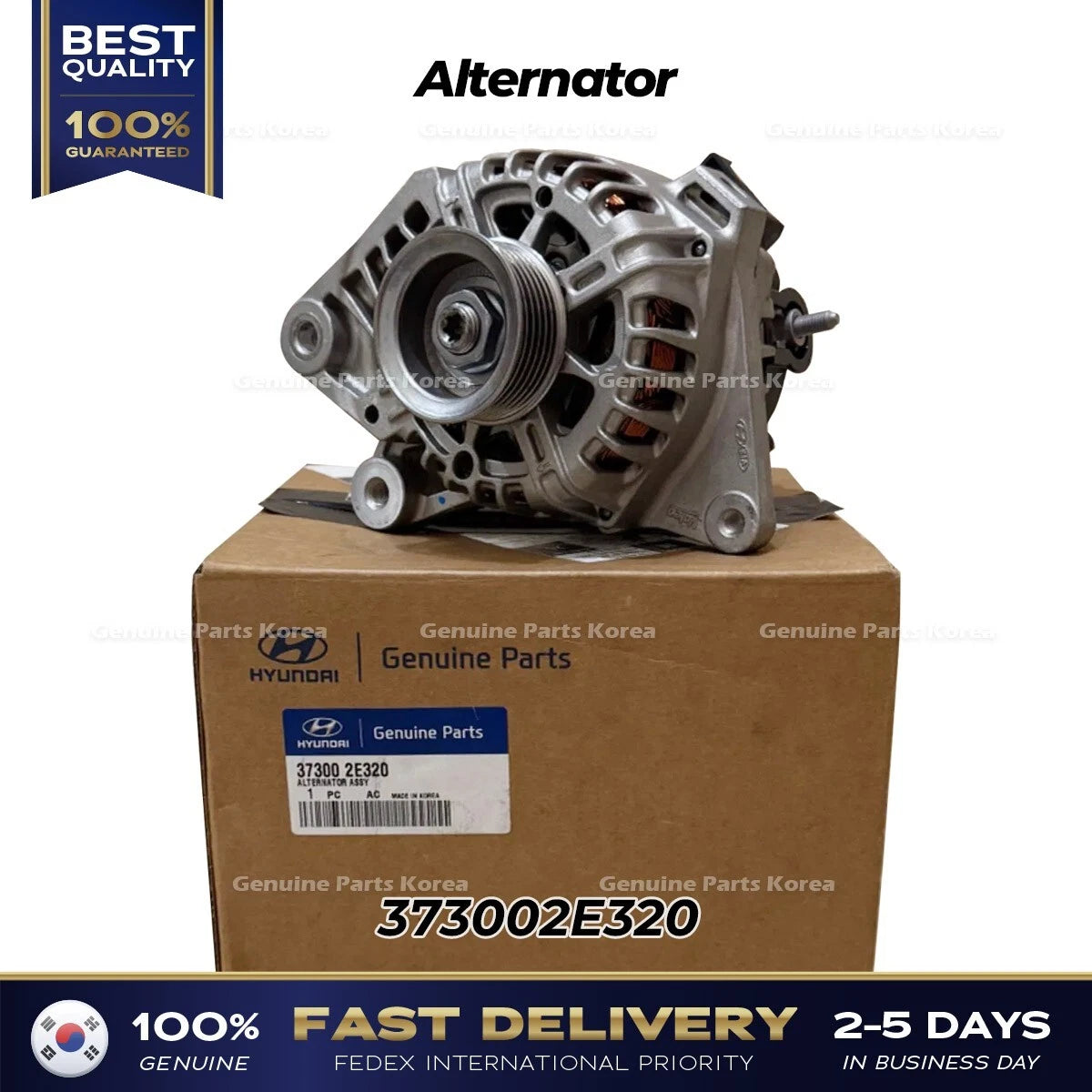 ⭐Genuine⭐ Alternator 373002E320 for Hyundai Elantra GT Kia Soul