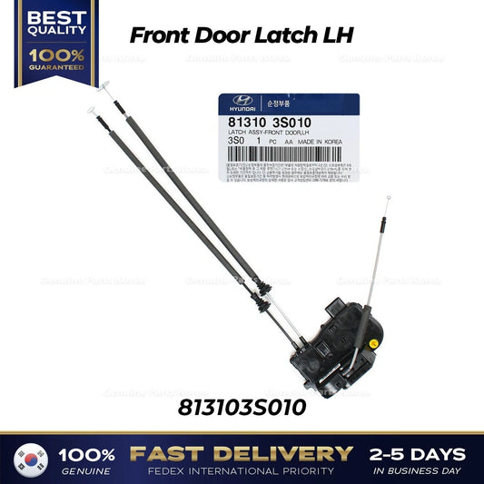 ⭐Genuine⭐ Front Door Latch LH 813103S010 for Hyundai Sonata