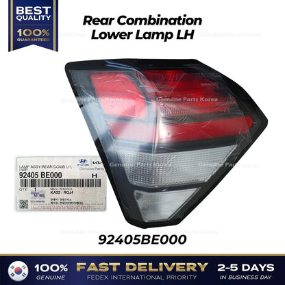 Genuine Rear Combination Lower Lamp LH 92405BE000 for Hyundai Kona