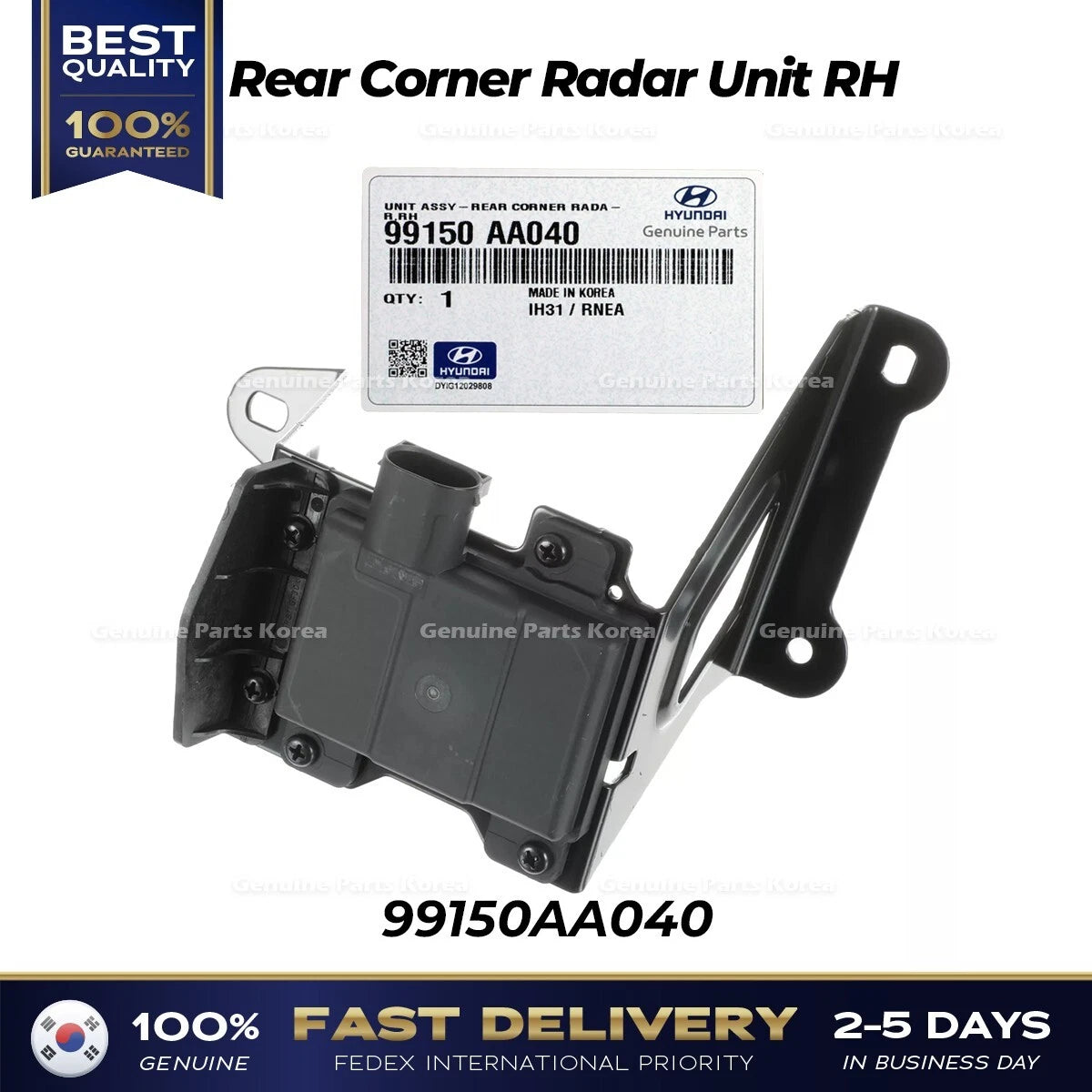⭐Genuine⭐ Rear Corner Radar Unit RH 99150AA040 for Hyundai Elantra