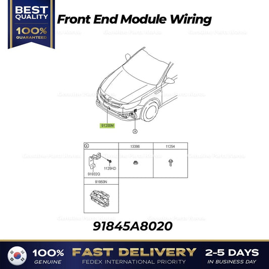 ⭐Genuine⭐ Front End Module Wiring 91845A8020 for Kia Optima Hybrid