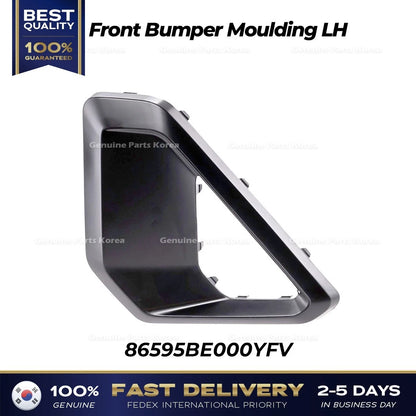Genuine Front Bumper Moulding LH 86595BE000YFV for Hyundai Kona